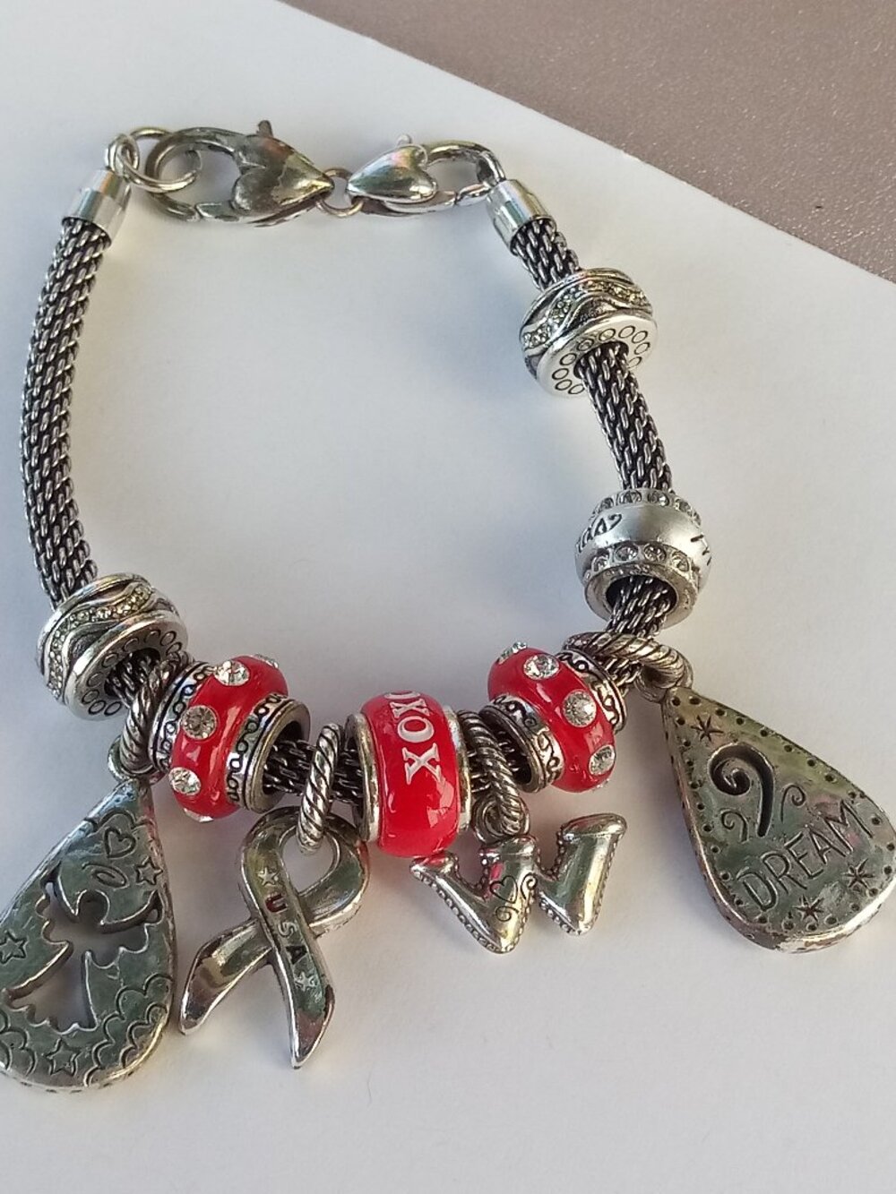 Brighton bracelet with 10 charms
